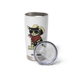 Vintage Cowboy Cat Tumbler Cup Retro 90s Western Country Rodeo Meowdy Partner TS10 Print Your Wear