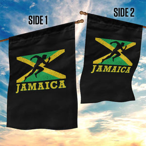 Jamaican Flag Track And Field Garden Flag Retro Vintage Jamaica Runner Track Team TS10 Print Your Wear