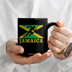Jamaican Flag Track And Field Coffee Mug Retro Vintage Jamaica Runner Track Team TS10 Print Your Wear