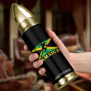 Jamaican Flag Track And Field Bullet Tumbler Retro Vintage Jamaica Runner Track Team TS10 Print Your Wear