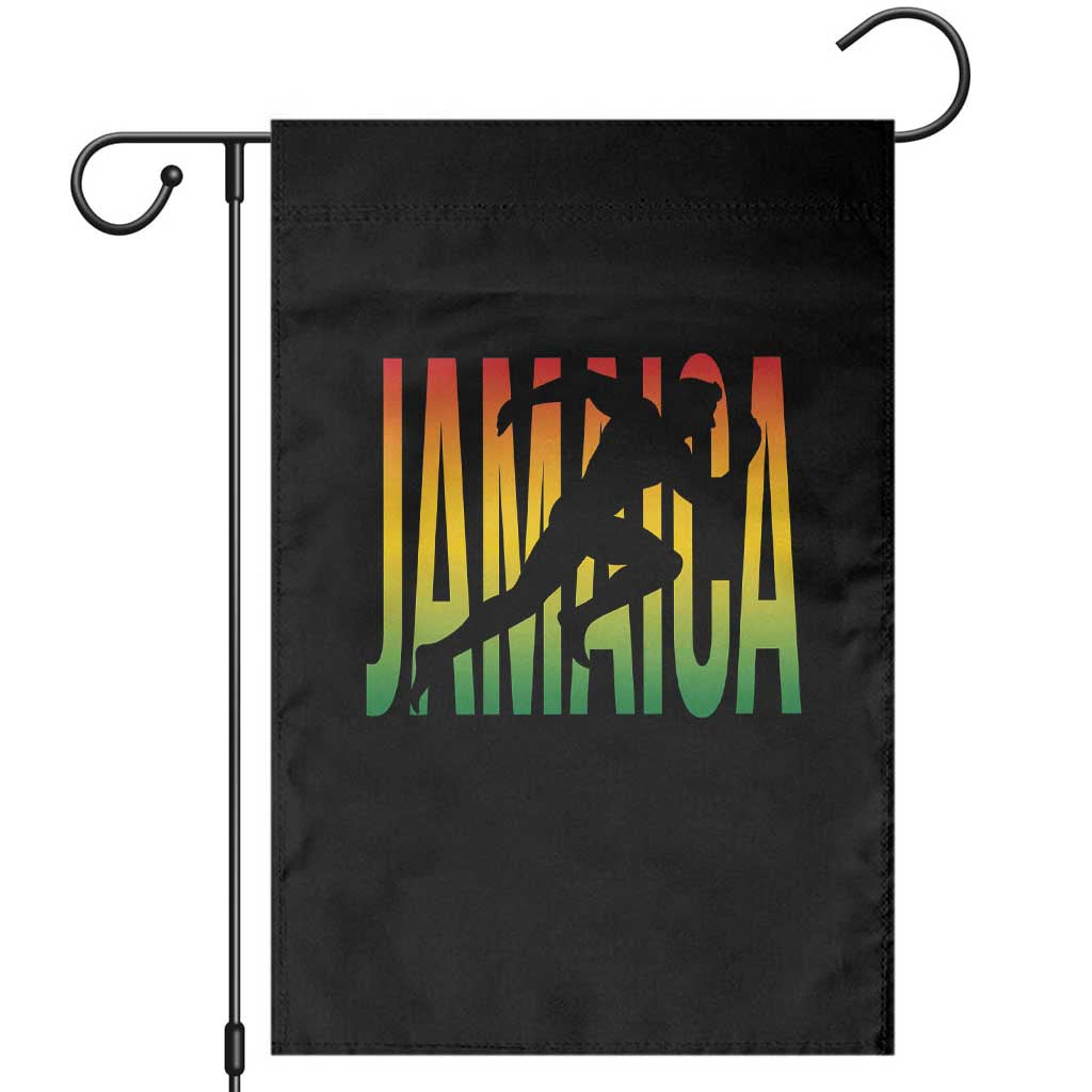 Jamaica Track And Field Garden Flag Retro Vintage Sport Jamaican Flag TS10 Black Print Your Wear