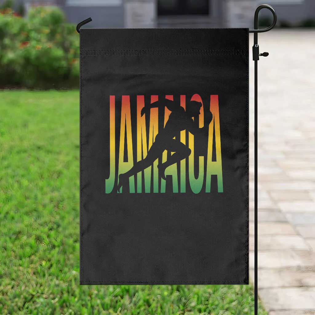 Jamaica Track And Field Garden Flag Retro Vintage Sport Jamaican Flag TS10 Print Your Wear