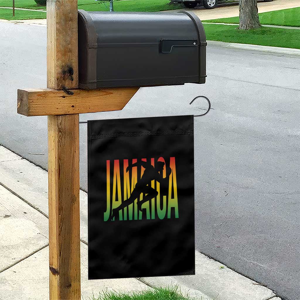 Jamaica Track And Field Garden Flag Retro Vintage Sport Jamaican Flag TS10 Print Your Wear