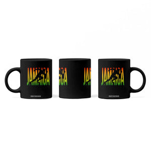 Jamaica Track And Field Coffee Mug Retro Vintage Sport Jamaican Flag TS10 Print Your Wear