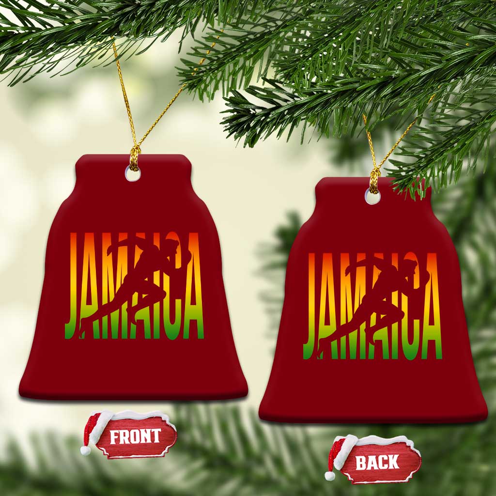 Jamaica Track And Field Ceramic Ornament Retro Vintage Sport Jamaican Flag TS10 Print Your Wear