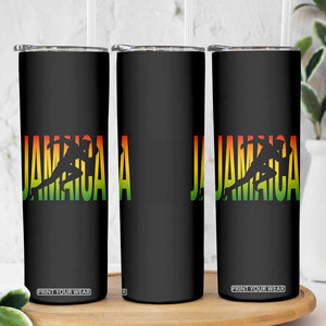 Jamaica Track And Field Skinny Tumbler Retro Vintage Sport Jamaican Flag TS10 Print Your Wear