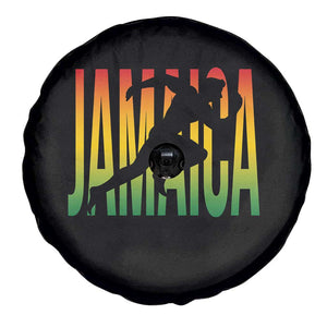 Jamaica Track And Field Spare Tire Cover Retro Vintage Sport Jamaican Flag TS10 Print Your Wear