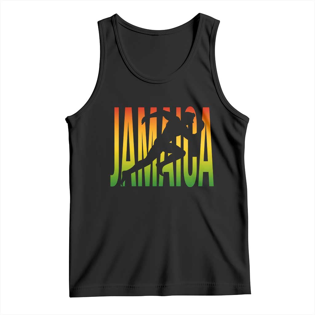 Jamaica Track And Field Tank Top Retro Vintage Sport Jamaican Flag TS10 Black Print Your Wear