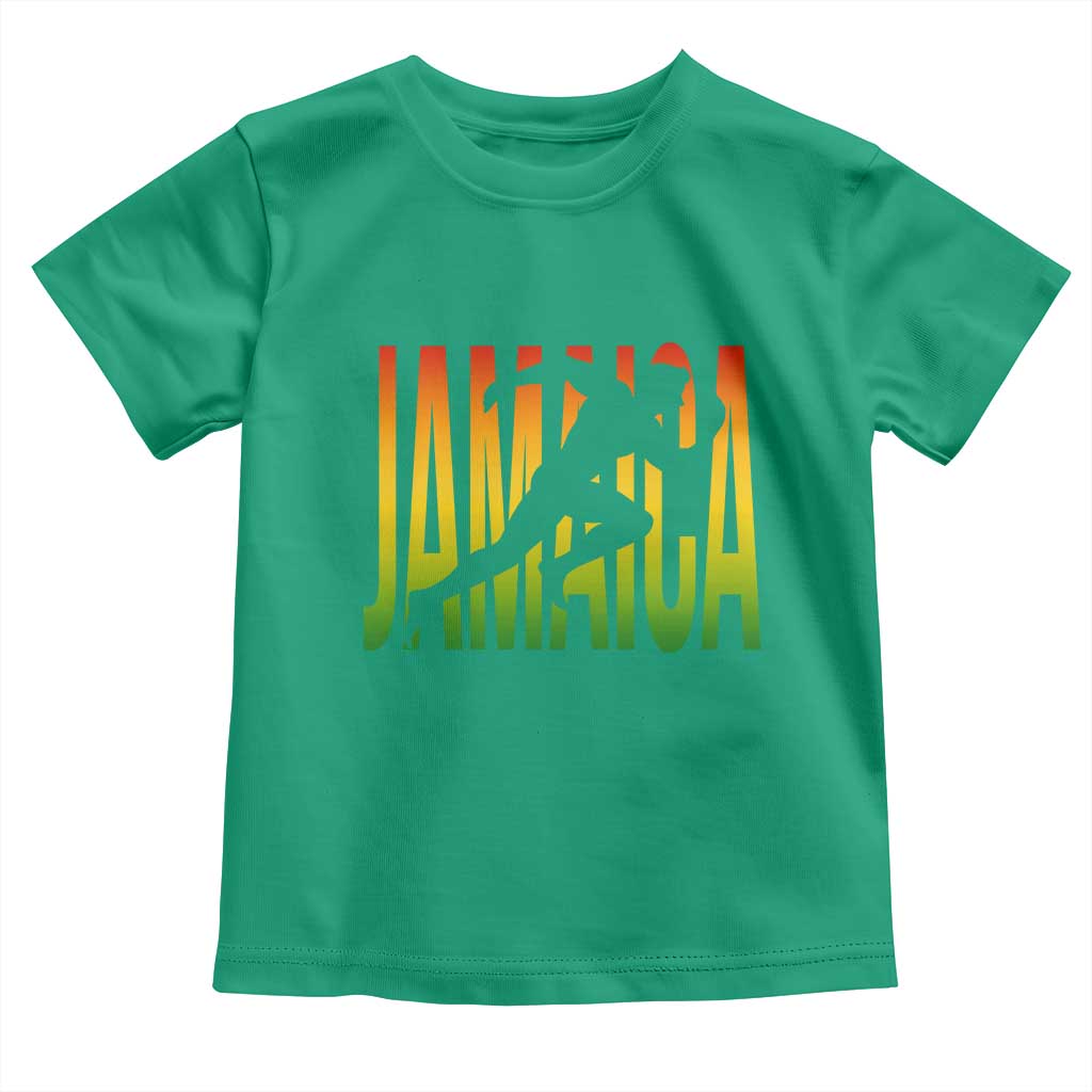 Jamaica Track And Field Toddler T Shirt Retro Vintage Sport Jamaican Flag TS10 Irish Green Print Your Wear