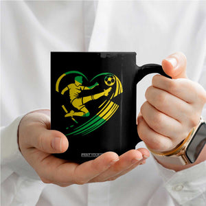 Jamaica Soccer Coffee Mug Jamaican Flag Reggae Football Caribbean Pride TS10 Print Your Wear