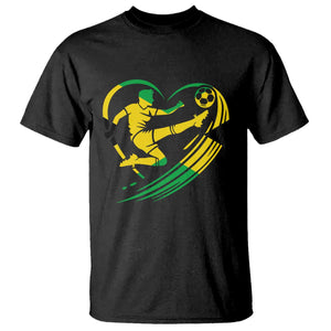 Jamaica Soccer T Shirt Jamaican Flag Reggae Football Caribbean Pride TS10 Black Print Your Wear
