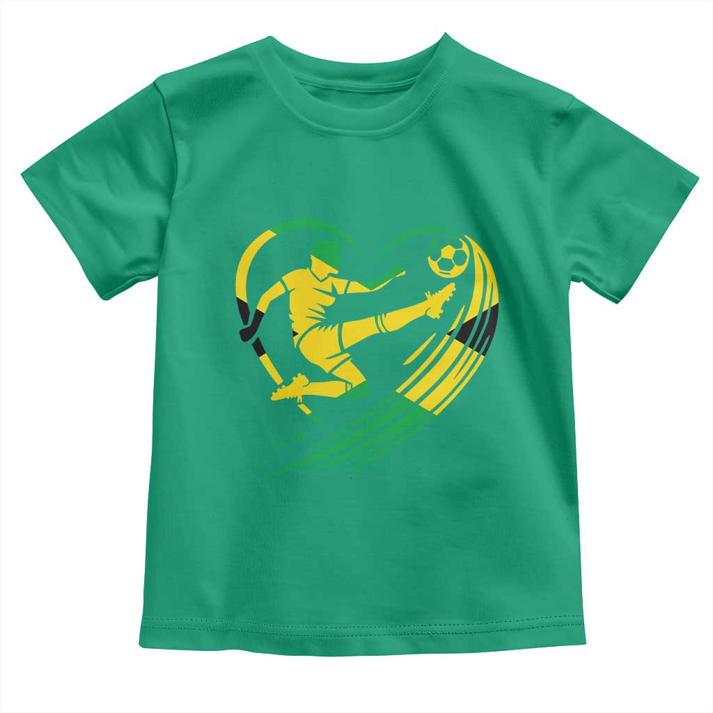 Jamaica Soccer Toddler T Shirt Jamaican Flag Reggae Football Caribbean Pride TS10 Irish Green Print Your Wear