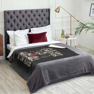 Funny Dachshund Cowboy Throw Blanket Ive Got Friends In Low Places TS10 Print Your Wear