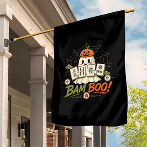 Halloween Ghost Playing Mahjong Spooky Boo Funny Costume Garden Flag Mahjong Lover Gift