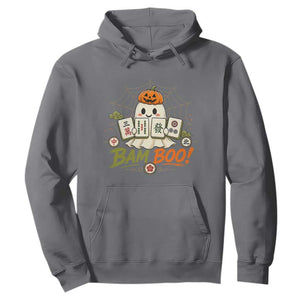 Halloween Ghost Playing Mahjong Spooky Boo Funny Costume Hoodie Mahjong Lover Gift