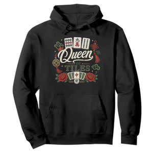 Mahjong Lovers Hoodie Queen Of Tiles Game Night Graphic