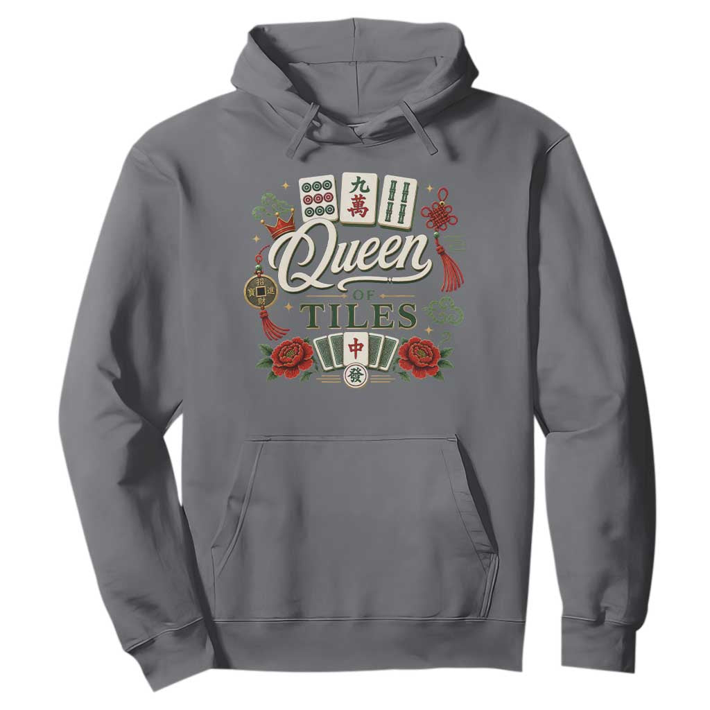 Mahjong Lovers Hoodie Queen Of Tiles Game Night Graphic