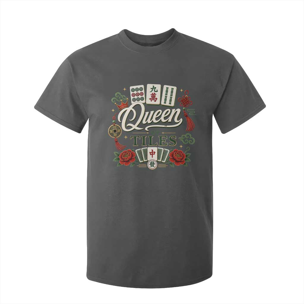 Mahjong Lovers T Shirt For Kid Queen Of Tiles Game Night Graphic