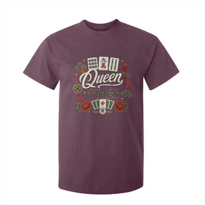 Mahjong Lovers T Shirt For Kid Queen Of Tiles Game Night Graphic