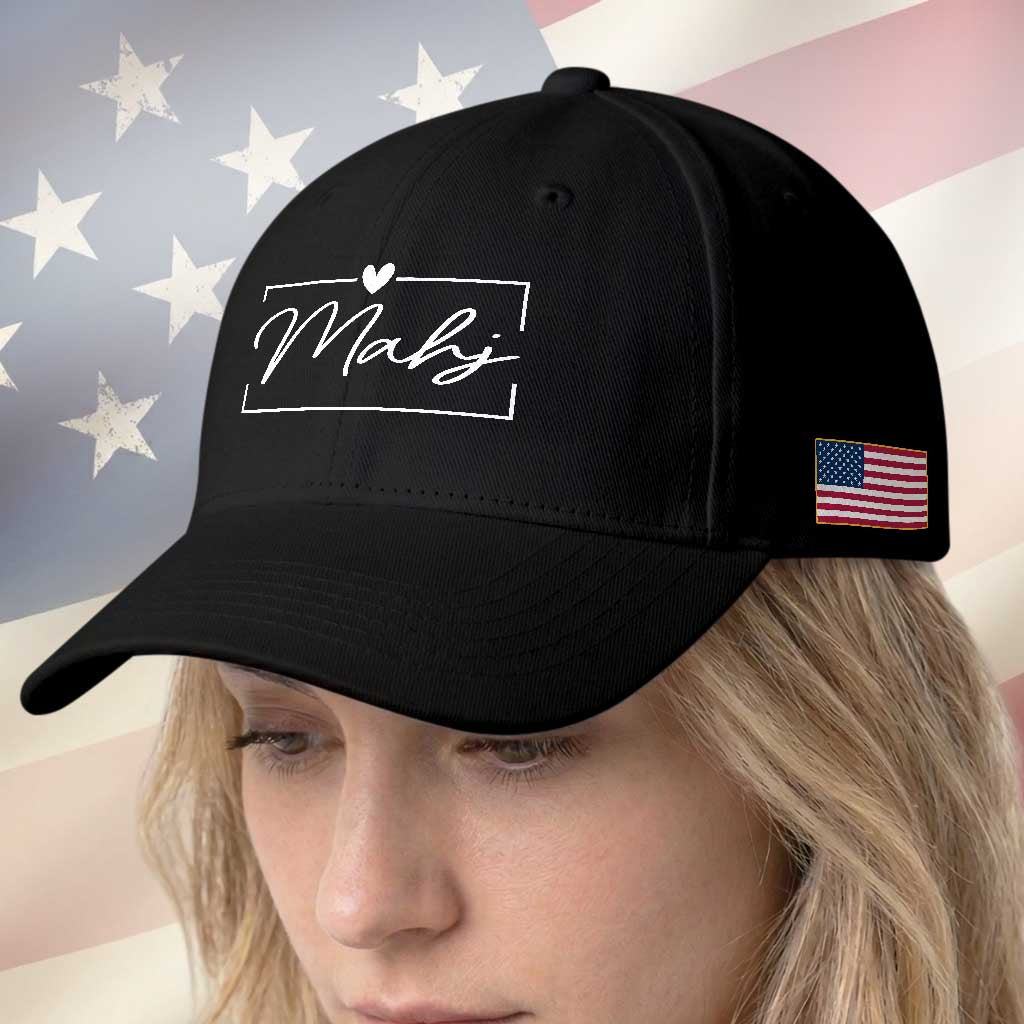 Mahjong Lovers Baseball Cap Mah Jongg Game Night Graphic