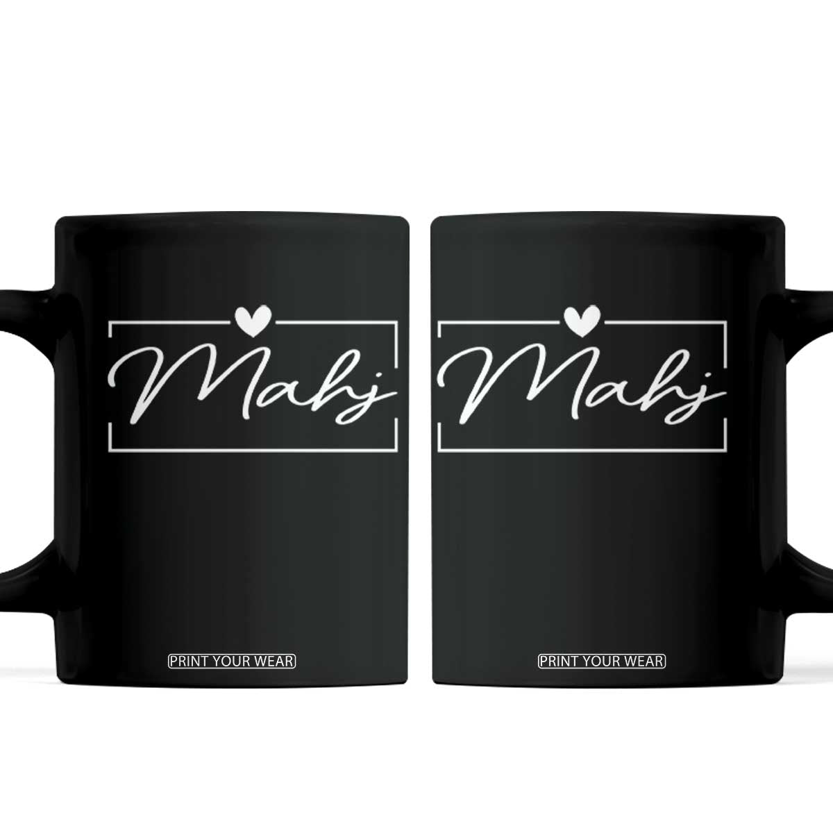 Mahjong Lovers Coffee Mug Mah Jongg Game Night Graphic