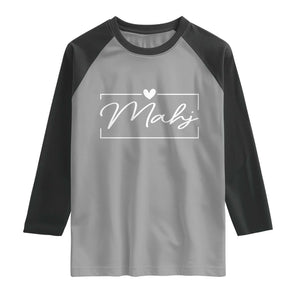 Mahjong Lovers Raglan Shirt Mah Jongg Game Night Graphic TS10 Sport Gray Black Print Your Wear