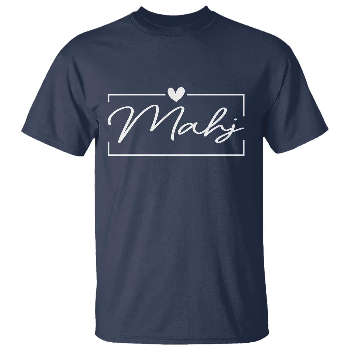 Mahjong Lovers T Shirt Mah Jongg Game Night Graphic TS10 Navy Print Your Wear