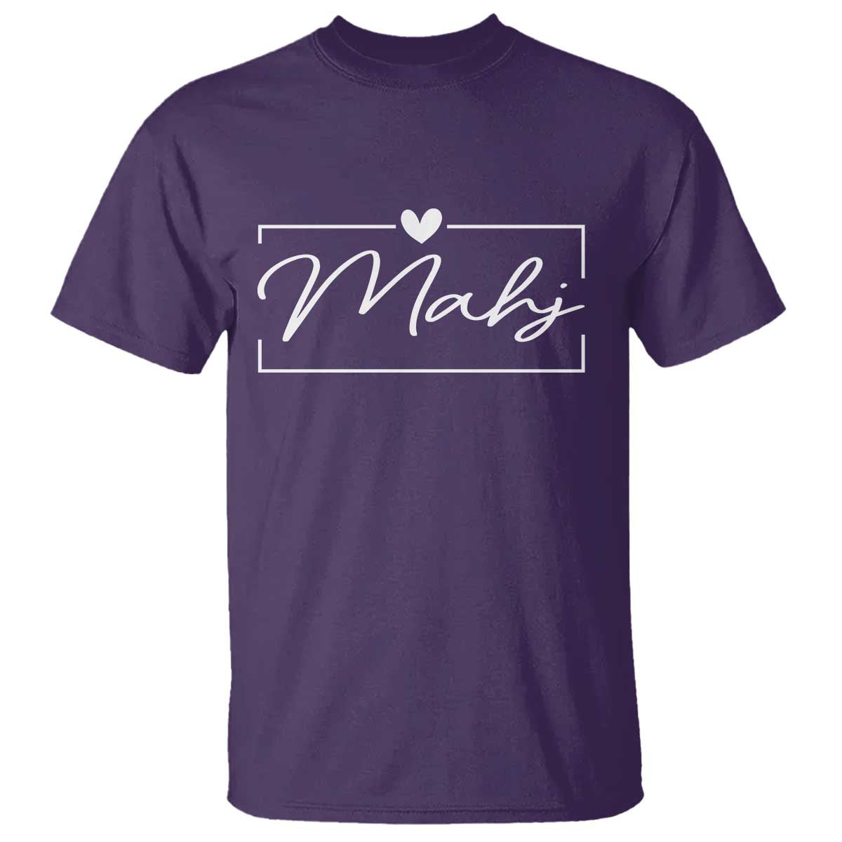Mahjong Lovers T Shirt Mah Jongg Game Night Graphic TS10 Purple Print Your Wear