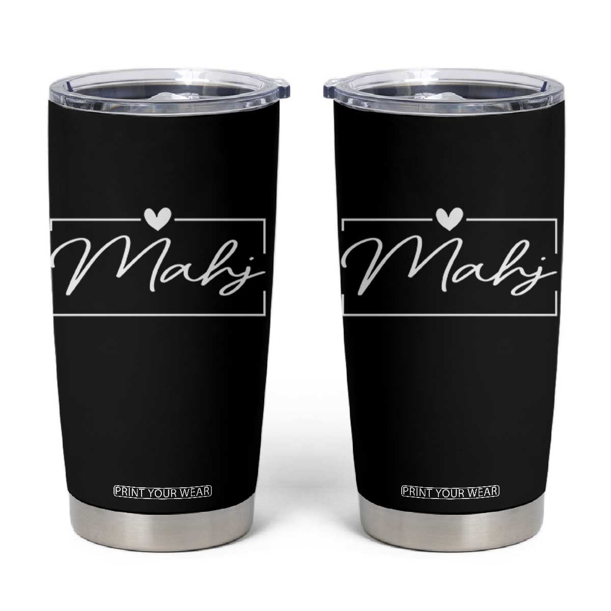 Mahjong Lovers Tumbler Cup Mah Jongg Game Night Graphic