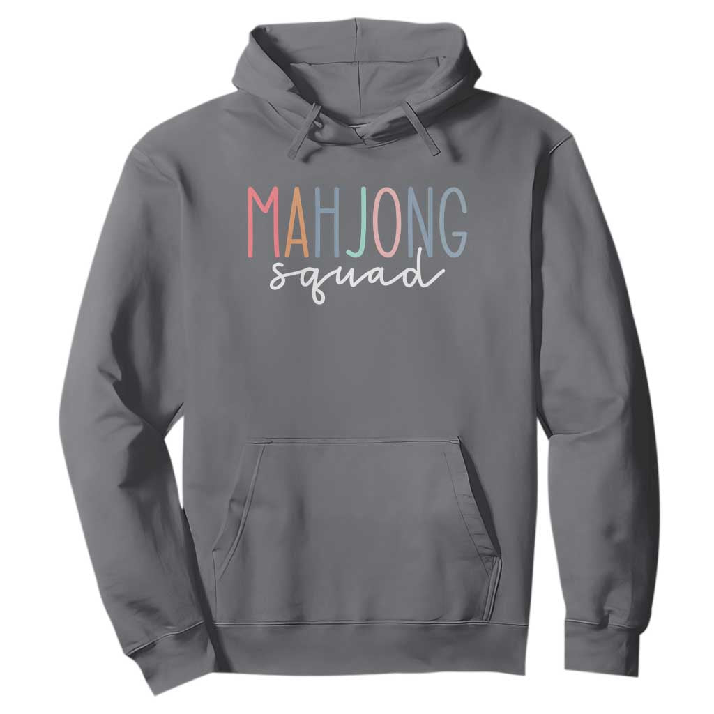 Mahjong Lovers Mahj Squad Hoodie Boho Pastel Cute Game Night Graphic