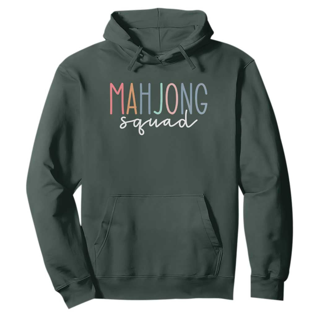 Mahjong Lovers Mahj Squad Hoodie Boho Pastel Cute Game Night Graphic