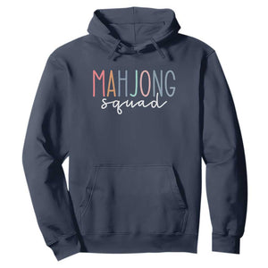 Mahjong Lovers Mahj Squad Hoodie Boho Pastel Cute Game Night Graphic