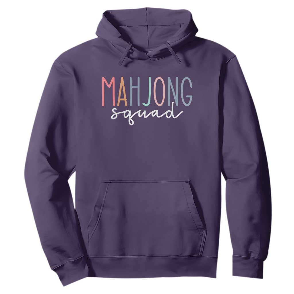 Mahjong Lovers Mahj Squad Hoodie Boho Pastel Cute Game Night Graphic