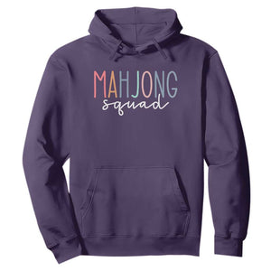 Mahjong Lovers Mahj Squad Hoodie Boho Pastel Cute Game Night Graphic