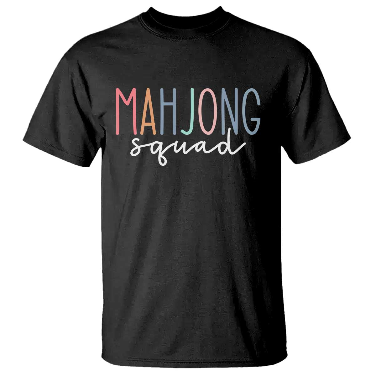 Mahjong Lovers Mahj Squad T Shirt Boho Pastel Cute Game Night Graphic
