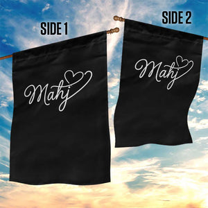 Mahjong Lovers Garden Flag Funny Mah Jongg Heart Game Night Graphic
