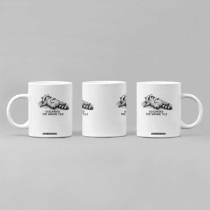 Funny Raccoon Mahjong Lovers Coffee Mug Discarded The Wrong Tile