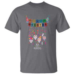 Dia De Los Muertos Funny Day Of The Dead T Shirt Hanging Sugar Skull Skulls Halloween TS10 Charcoal Print Your Wear