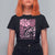 Breast Cancer Awareness T Shirt For Women I Wear Pink For My Mom Boho Floral Pink Ribbon TS10 Black Print Your Wear