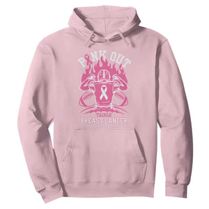 Tackle Football Breast Cancer Awareness Hoodie Pink Out Ribbon TS10 Light Pink Print Your Wear