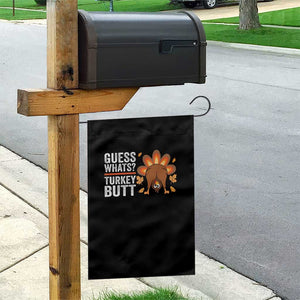 Funny Thanksgiving Garden Flag Guess What Turkey Butt Retro TS10 Print Your Wear
