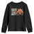 Funny Thanksgiving Youth Sweatshirt Guess What Turkey Butt Retro TS10 Black Print Your Wear