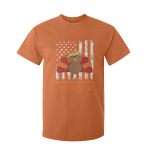 Funny Thanksgiving Trump 2024 T Shirt For Kid USA Make Thanksgivings Great Again Turkey Fall Autumn Season TS10 Orange Print Your Wear