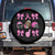 Football Breast Cancer Awareness Spare Tire Cover Football Coquette Bow Pink Ribbon Game Day TS10 No hole Black Print Your Wear