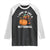 Funny Thanksgiving Turkey Raglan Shirt Came In Like A Butterball TS10 Black White Print Your Wear