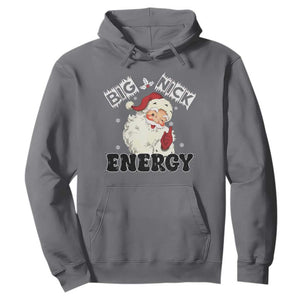 Christmas Santa Hoodie Big Nick Energy Vintage Holiday TS10 Charcoal Print Your Wear