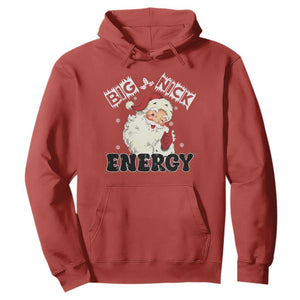 Christmas Santa Hoodie Big Nick Energy Vintage Holiday TS10 Red Print Your Wear