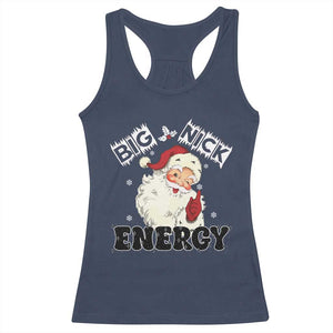 Christmas Santa Racerback Tank Top Big Nick Energy Vintage Holiday TS10 Navy Print Your Wear