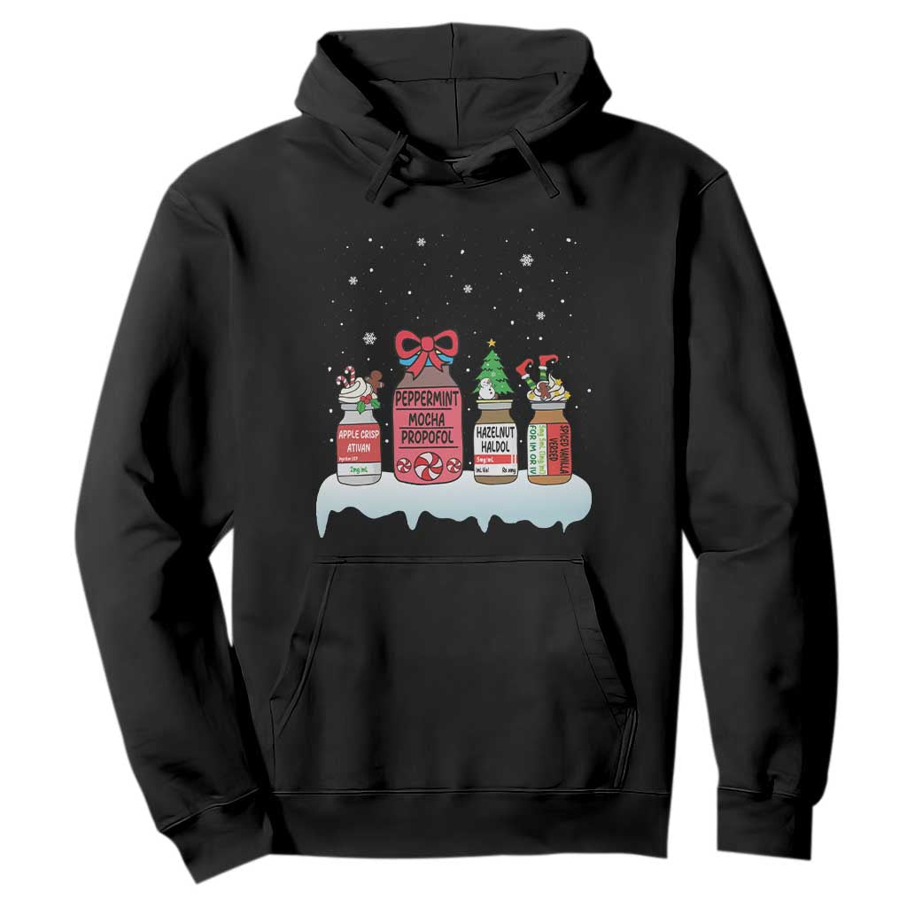 Nurse Christmas Hoodie Funny Nursing Nurse RN LPN NP Doctor Nicu TS10 Black Print Your Wear