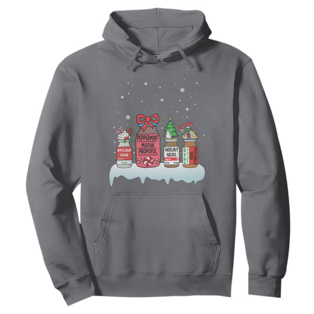 Nurse Christmas Hoodie Funny Nursing Nurse RN LPN NP Doctor Nicu TS10 Charcoal Print Your Wear